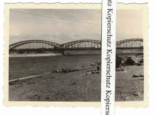 Foto Riga Juli 1941 Brücke Lettland
