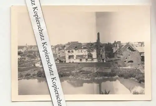 Foto Zerstörung nach Mechelen Belgien 2 Wk WW2