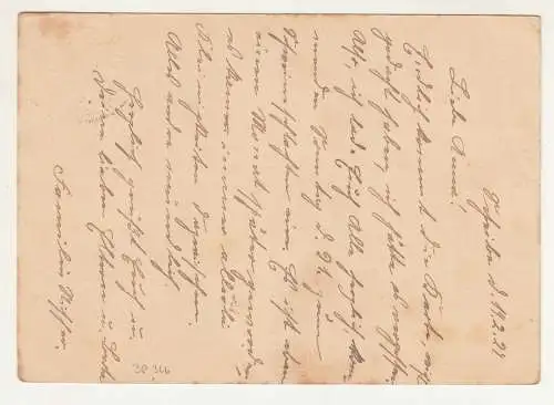 Ganzsache Bahnpost Stempel Eibau  Zittau Zug 842  1927 BP366 