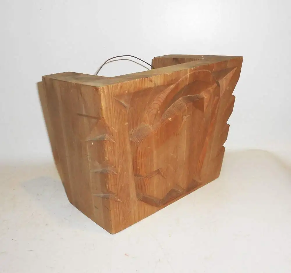 2 germanische Balken - Verzierungen Geschnitzt Holz Deko Zimmermann  6