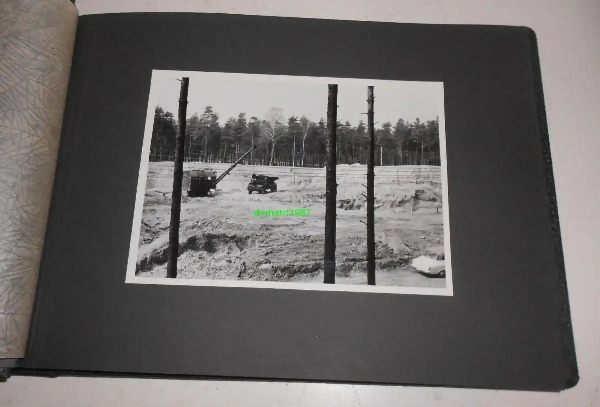 Fotoalbum 1959 Rossendorf Forschungsreaktor Kernreaktor AKW Aufbau Fotos 4