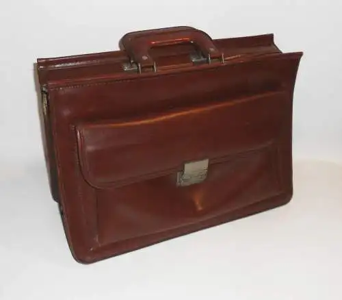 DDR Ledertasche Aktentaschen true Vintage edles Retro Design Mid Century