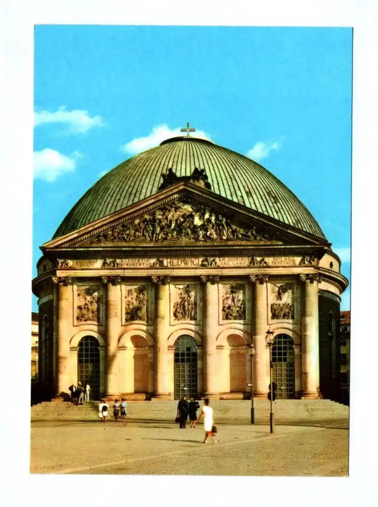 Ak Berlin St Hedwigs Kathedrale 1974
