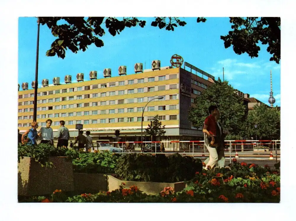 Ak Interhotel 1974 Berlin Unter den Linden