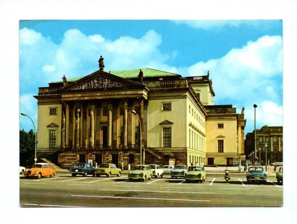 Ak Deutsche Staatsoper Berlin DDR 1974