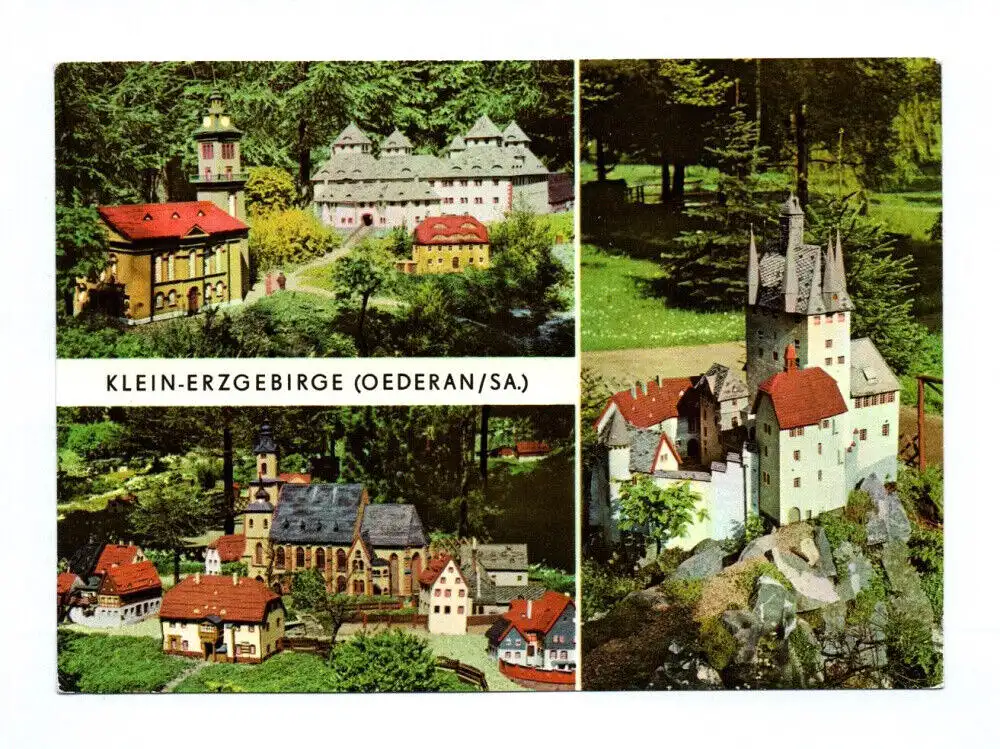 Ak Klein Erzgebirge Oederan Kreis Flöha Sachsen 1983