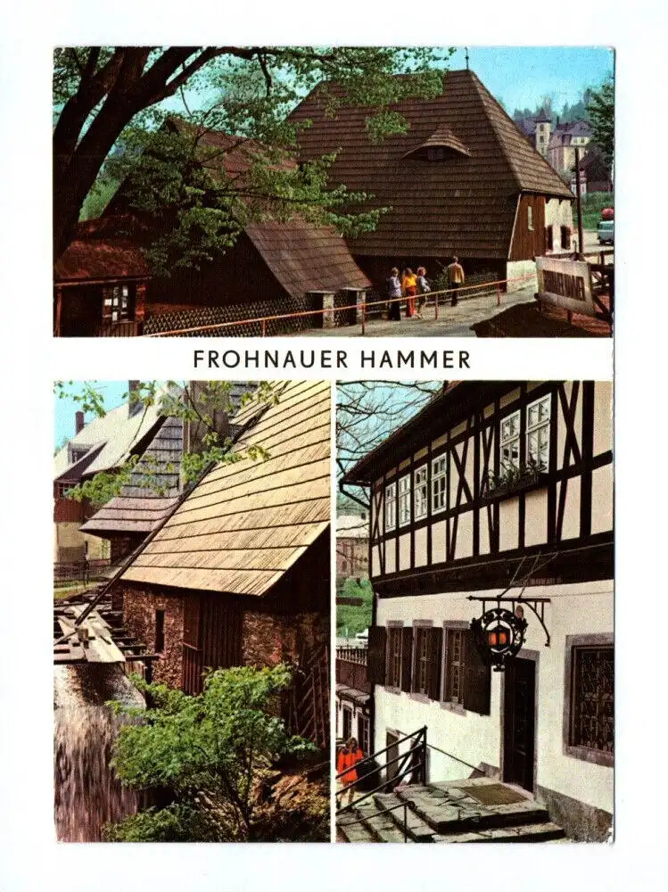 Ak Frohnauer Hammer 1978 Hammerwerk mit Herrenhaus