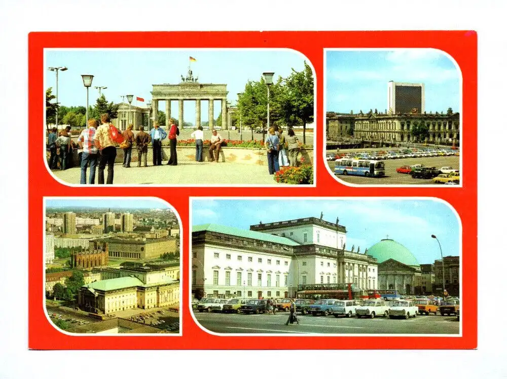 Ak Berlin Brandenburger Tor 1983 Deutsche Staatsoper