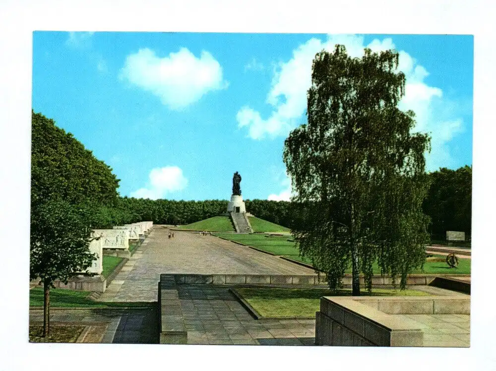 Ak DDR Berlin Sowjetisches Ehrenmal Treptow 1975