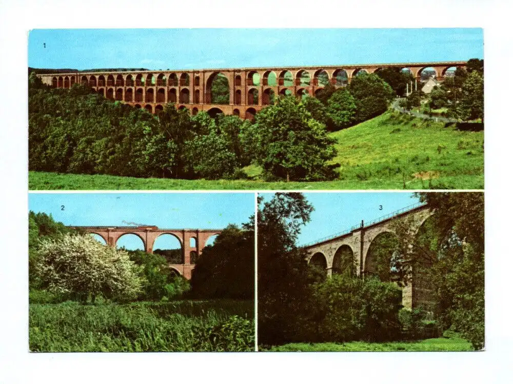 Ak Göltzschtalbrücke 1980 Netzschkau