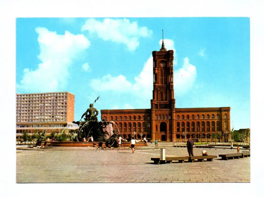 Ak Berlin Rathaus 1973 Hauptstadt der DDR