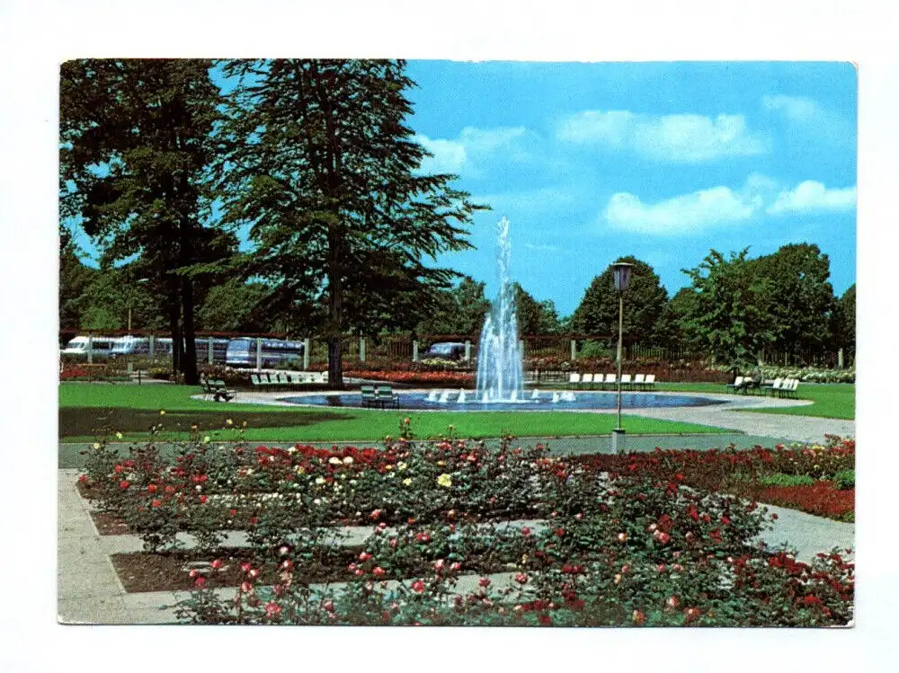 Ak Rosengarten in Treptow 1980 Berlin DDR