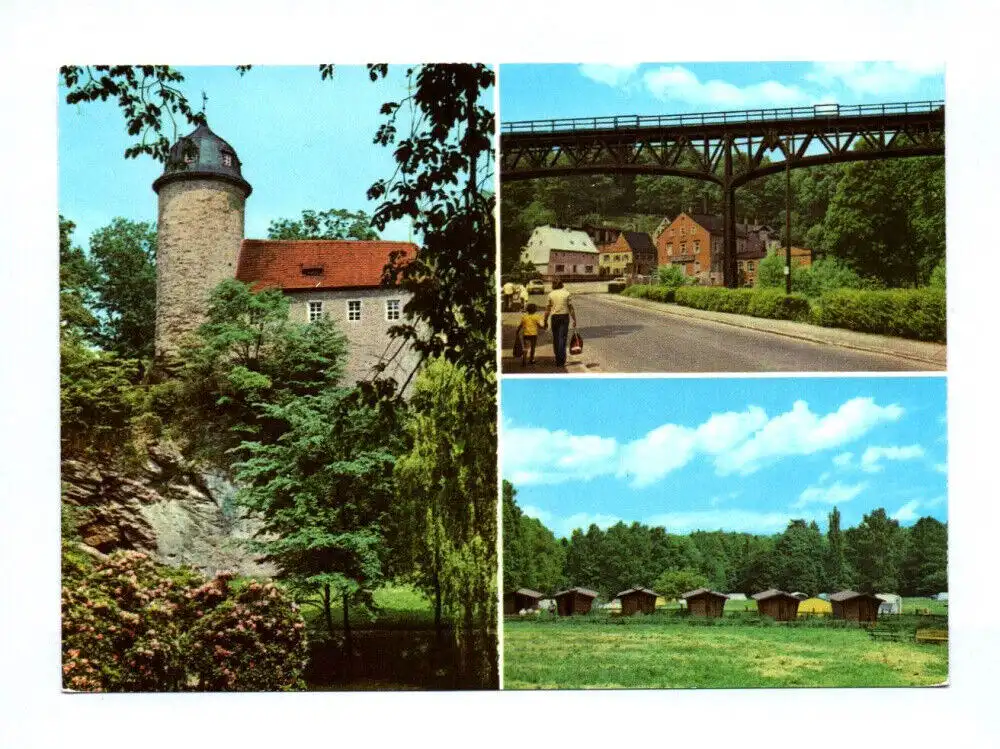 Ak Karl Marx Stadt 1983 Burg Rabenstein Zeltplatz