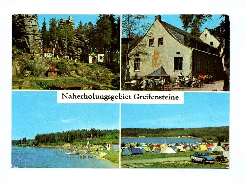 Ak Naherholungsgebiet Greifensteine 1979 Naturtheater