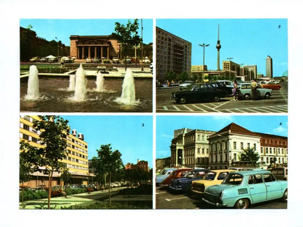 Ak Mahnmal Unter den Linden 1973 Karl Marx Allee Berlin