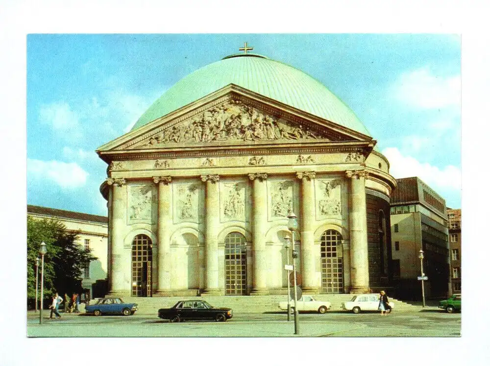 Ak Berlin 1983 St Hedwigs Kathedrale