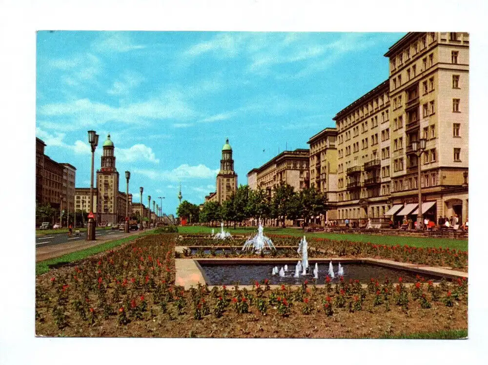 Ak Frankfurter Allee 1981 Berlin Hauptstadt der DDR