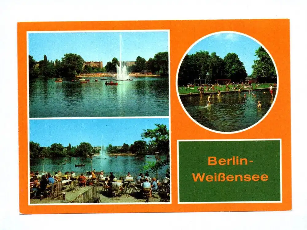Ak Berlin Weißensee 1983 Am Weißen See