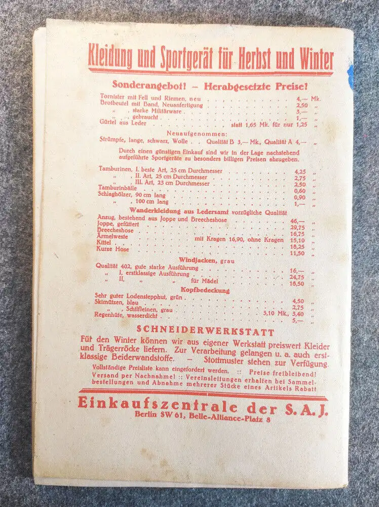 Arbeiter Jugend November Heft 1925 Der Parteitag in Heidelberg