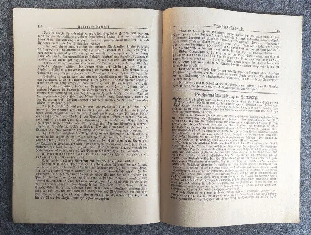 Arbeiter Jugend April Heft 1925 Ausfahrt 17 Jahrgang