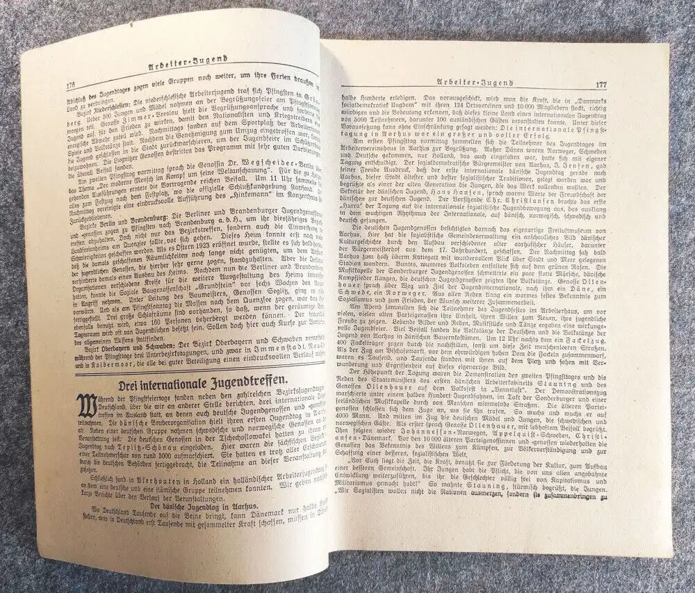 Arbeiter Jugend Heft 7 Vor zehn Jahren 1924