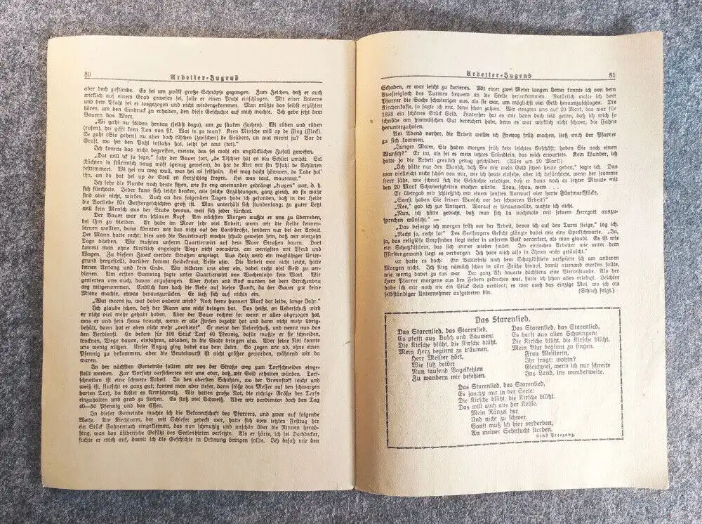 Arbeiter Jugend Heft 5 Mai 1923 Weltfeier 15 Jahrgang