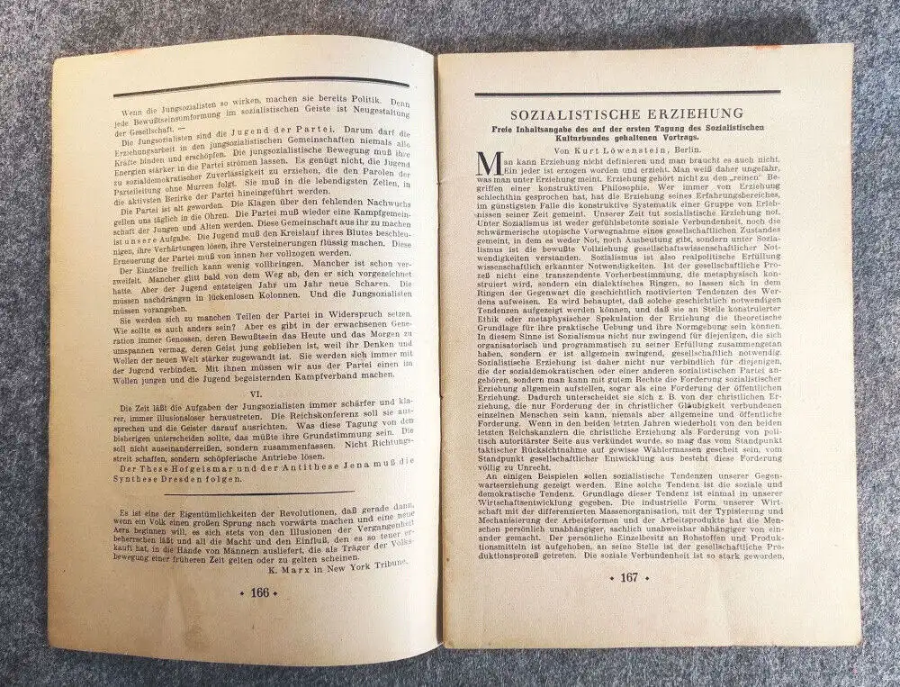 Jungsozialistische Blätter Heft 6 Juni 1927 Marsch marsch marschiert