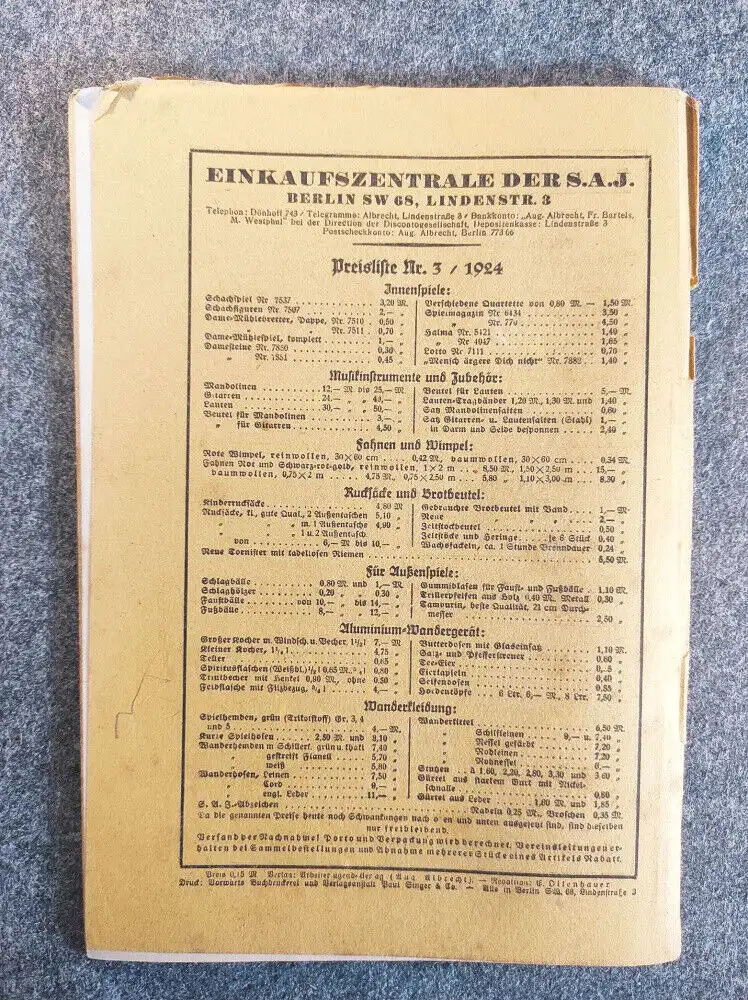 Arbeiter Jugend Heft 3 Tretet ein Mär 1924