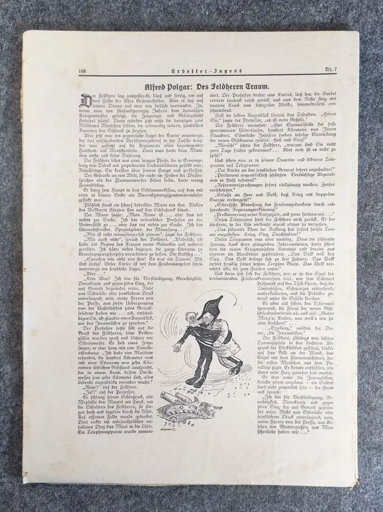 Arbeiter Jugend Zeitschrift Die Sorgen um den Nachwuchs 1929
