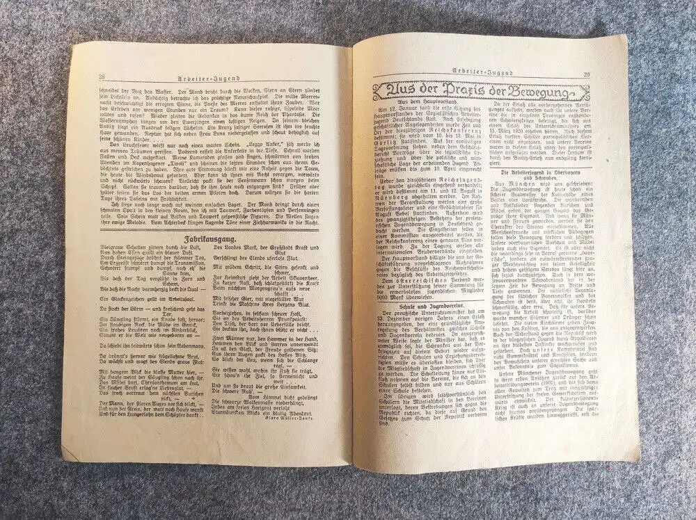 Arbeiter Jugend Heft 2 Februar 1923 Gegen den Zehnstundentag