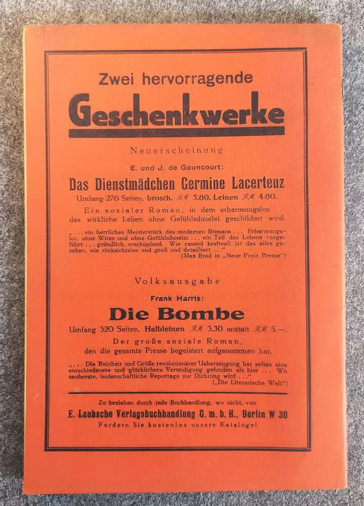 Heft Jung sozialistische Blätter Berlin April 1928