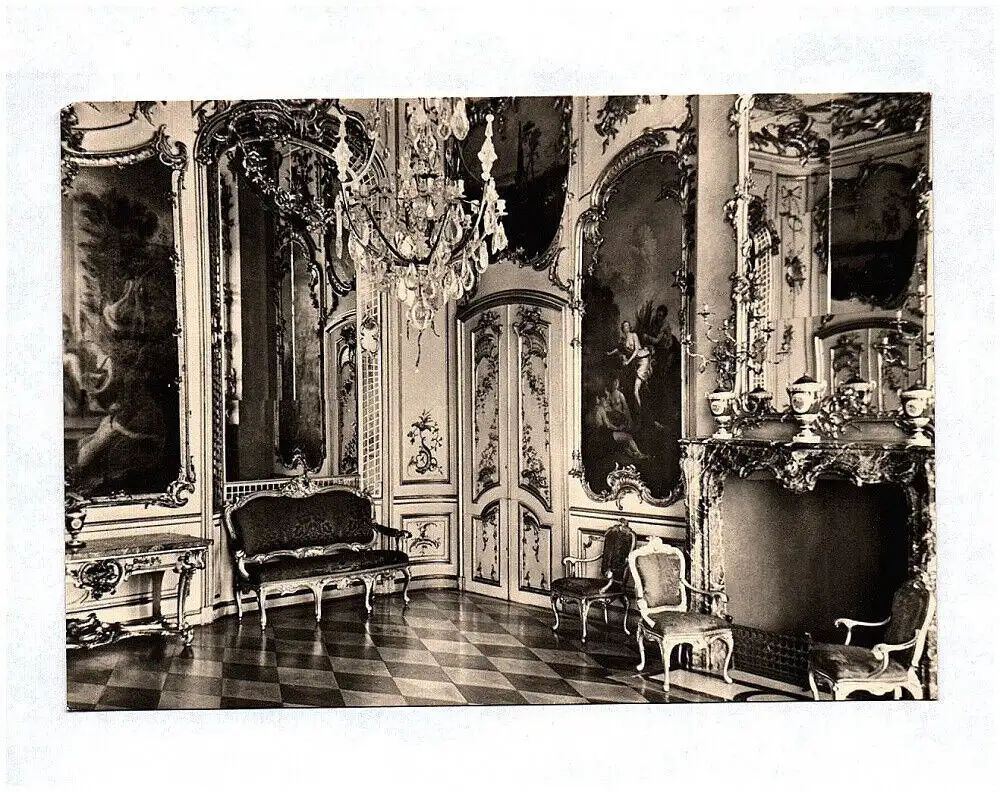 Foto Ak Sanssouci Potsdam Musikzimmer