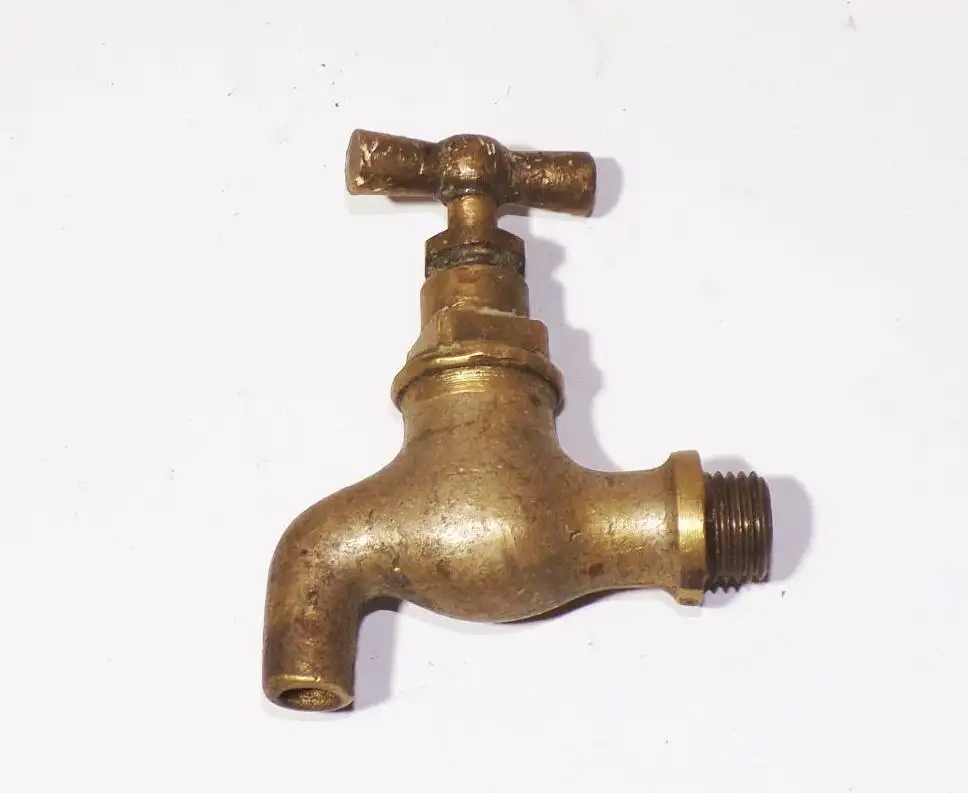 Alter Zapfhahn Messing Hahn Ablaufhahn 