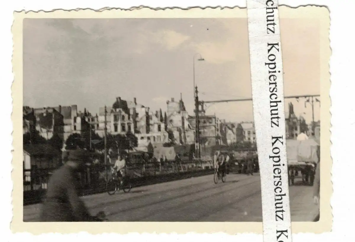 Foto Riga Juli 1941 zerstörte Innenstadt Lettland