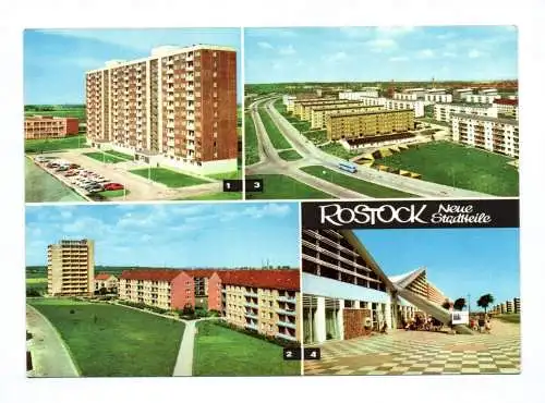 Ak Rostock Neue Stadtteile Lütten Klein Reutershagen Südstadt 1969