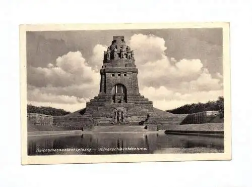 Ak Reichsmessestadt Leipzig Völkerschlachtdenkmal
