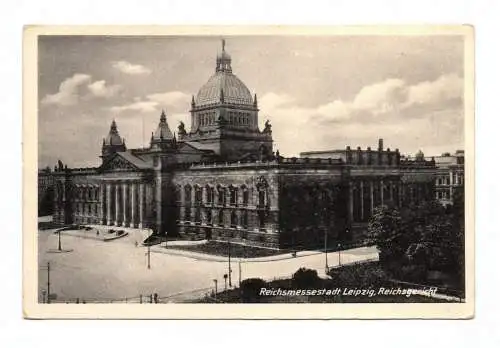Ak Reichsmessestadt Leipzig Reichsgericht Gebäude