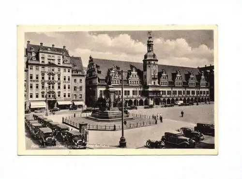 Foto Ak Reichsmessestadt Leipzig Altes Rathaus