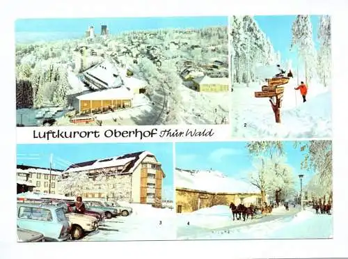 Ak Luftkurort Oberhof Thüringer Wald 1982 Am Rennsteig Crawinkler Straße