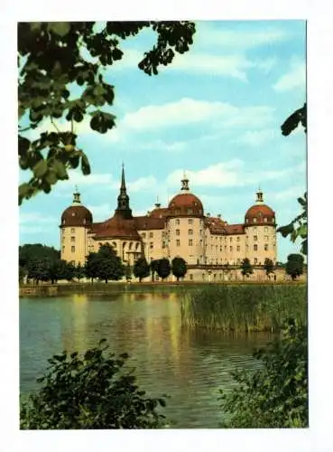 Ak Foto Museum Schloß Moritzburg DDR 1975