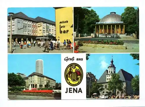 Ak Gruß aus Jena Am Kirchenplatz Zeiss Planetarium 1978 Historisches Rathaus