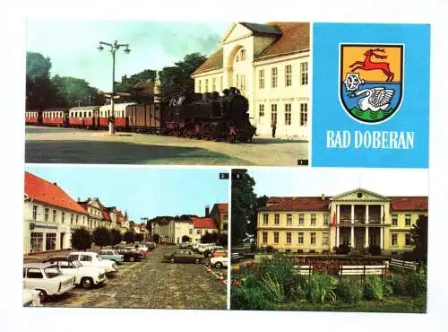 Ak Bad Doberan Bäderbahn Am Markt Moorbad 1974