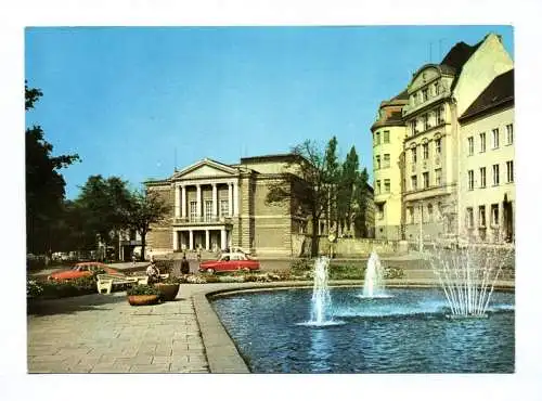 Ak Halle Saale Theater des Friedens 1969