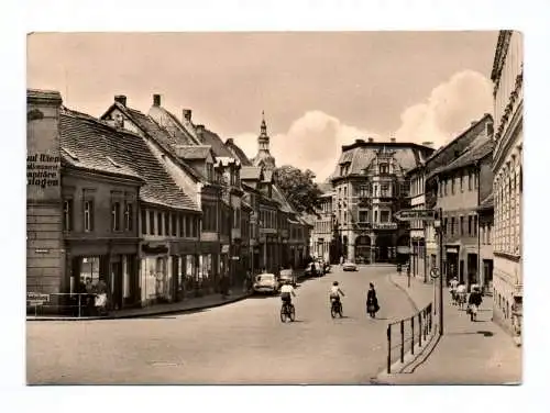 Ak Lutherstadt Eisleben Hallesche Straße 1964