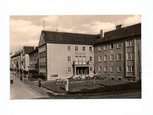 Ak Foto Sangerhausen Bergarbeiterwohnheim 1964