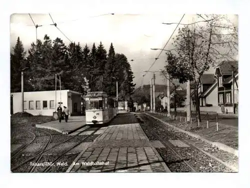 Ak Tabarz Thüringer Wald Am Waldbahnhof DDR 1974