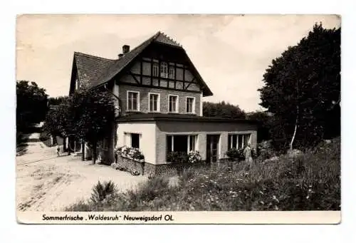 Ak Sommerfrische Waldesruh Neuweigsdorf OL 1960