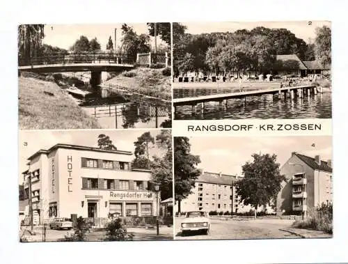 Ak Rangsdorf Kreis Zossen 1980 Klein Venedig Strandbad