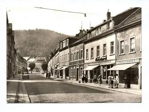 Ak Bad Gottleuba in Sachsen Ernst Thälmann Straße 1971