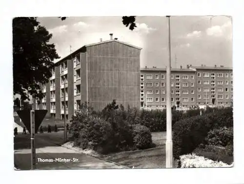 Ak Thomas Müntzer Straße 1982 DDR Reichenbach OL Kreis Görlitz